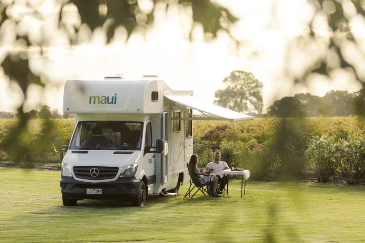 Motorhome road trip adventure